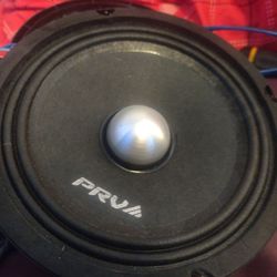 PRV. Speakers and amp