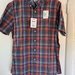 New Man Short Leaves Shirt Sonoma Size L