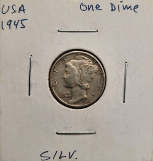 1945 Mercury Dime