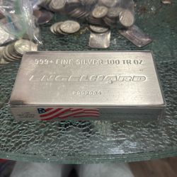 100oz Silver Bar Engelhard