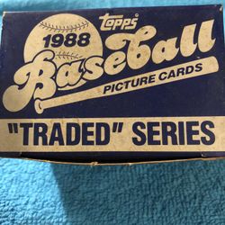 Baseball Cards:  1988 Topps Traded Set