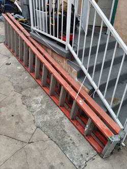 A Frame ladder fiberglass 13 foot