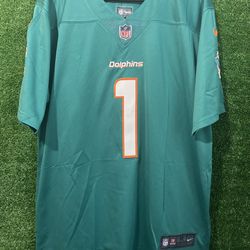 TUA TAGOVAILOA MIAMI DOLPHINS NIKE JERSEY BRAND NEW WITH TAGS SIZES MEDIUM, LARGE AND XL AVAILABLE