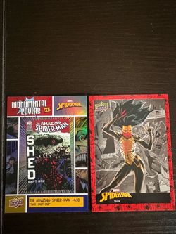 Upper Deck Marvel Spider-Man Trading Cards Lot of 2