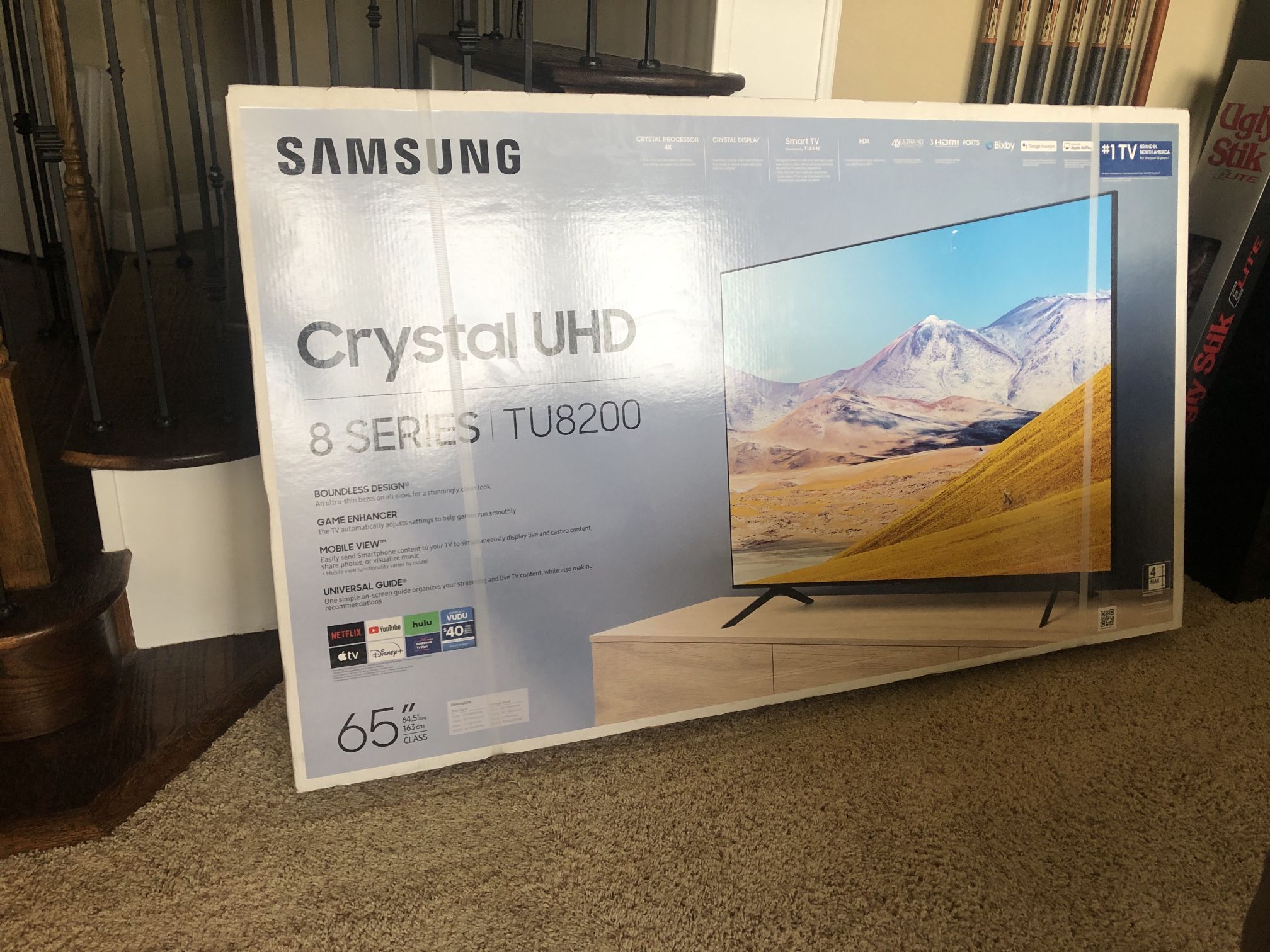 Samsung 65 Inch 4K UHD Crystal TV - TU8200