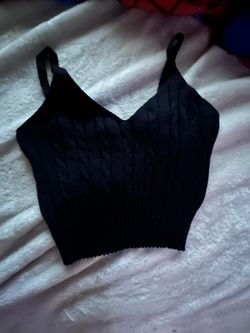 Black Knitted Top