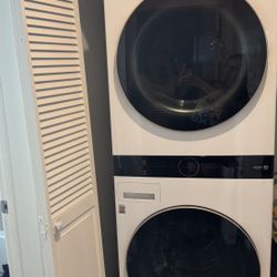 LG STACKABLE WASHER AND DRYER