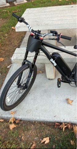 QUTO Electric Bike – Black E-Bike – Upgraded Handlebars – Good Condition