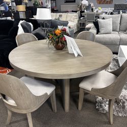 Wood Round Dining Set! $1299 🧡📦✨