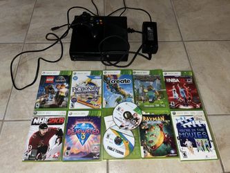 XBox 360 Console, Games And Controller 