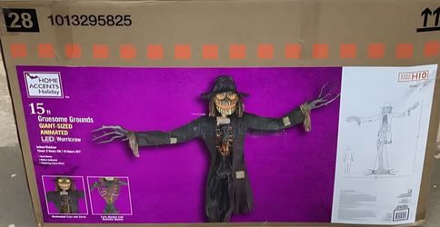 Home Accents Holiday 15 ft Animated LED Worricrow