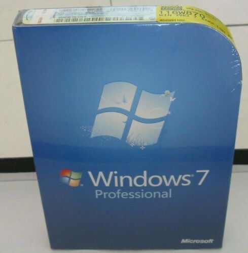 Microsoft Windows 7 Professional 32/64 bit Retail Full Version