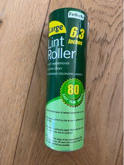 NEW PET “FEDICELLY” LARGE LINT ROLLER~6.3”~80 SHEETS