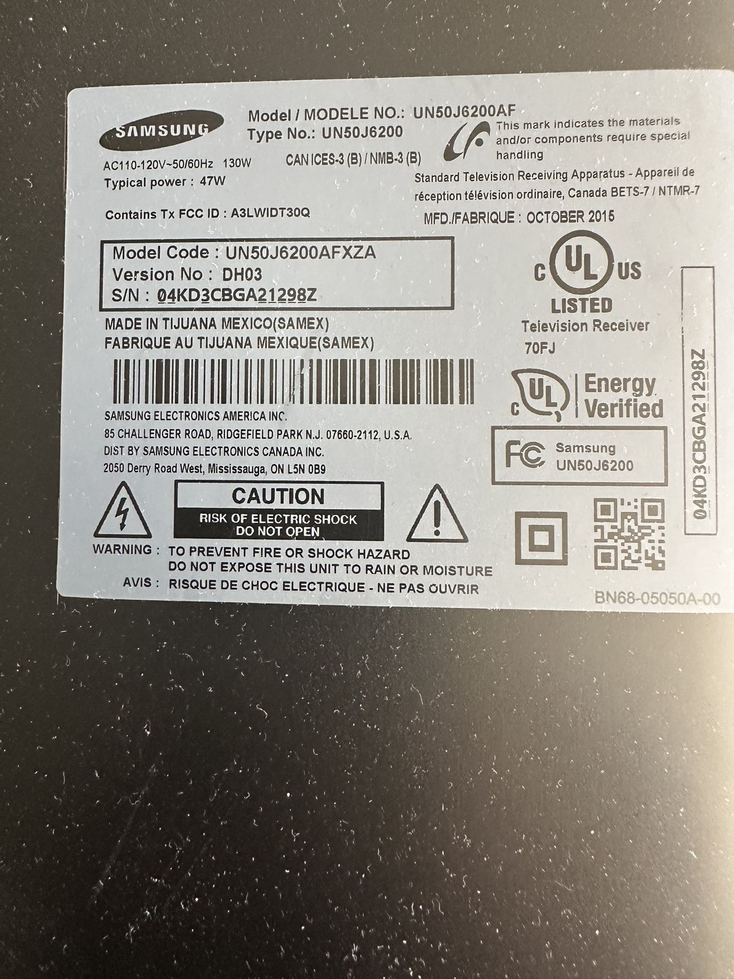 Samsung Smart TV 55”