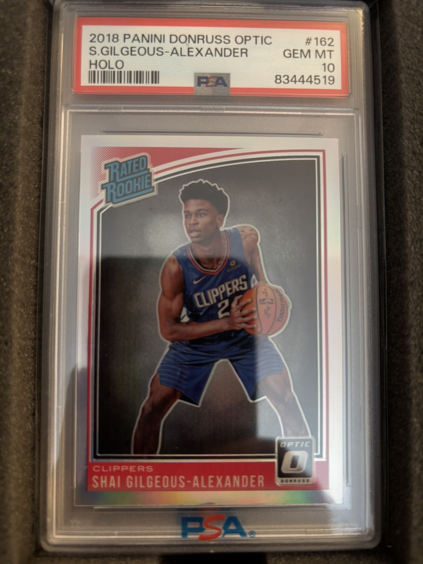 Shai Optic Holo Rookie PSA Gem Mint 10