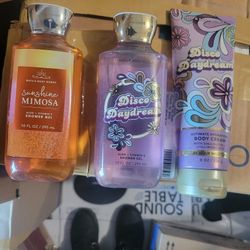 Bath And Body Works Shower Gel And Lotion 
