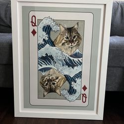 Samantha Koenig Queen Of Diamonds Art Print