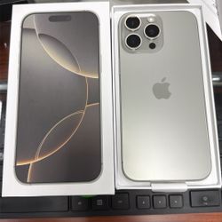 Unlocked iPhone 16 Pro Max 256GB Natural Titanium Great Shape 