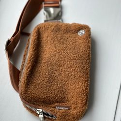 Lululemon Belt Bag Brown Sherpa