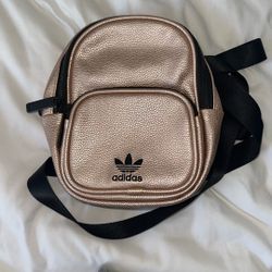 Adidas rose gold mini backpack