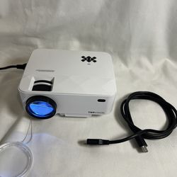 TOP VISION T21 1080P LED PROJECTOR WITH 120” SCREEN