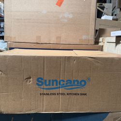 Suncano 30 Inch Undermount Kitchen Sink Workstation, Stainless Steel Handmade 10”Deep Large Single Bowl Undermount Sink 30x19 