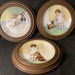 Set Of 3 Hamilton Collection Numbered Plates