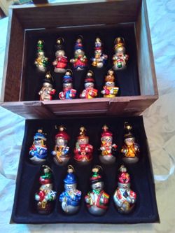 Thomas Pacconi Classics  Snowmen Christmas Ornaments 