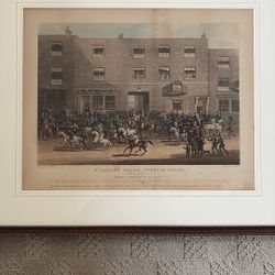 St Albans Steeplechase Print 26 x 22 Inches