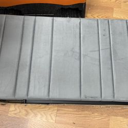 Full Size Grey Velvet Bed Frame 