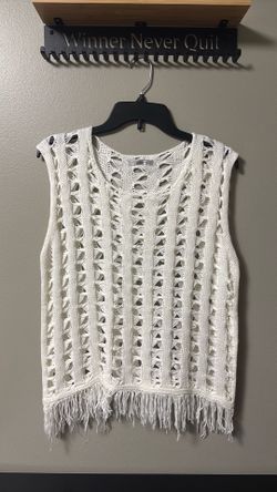 Handmade Oxygene Sleeveless Knit Top