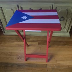 Custom Painted Puerto Rican Table
