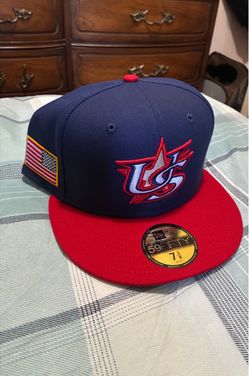 New Era 59FIFTY USA Baseball 2026 World Baseball Classic Fitted Hat Size 7 3/8
