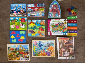 Puzzle Bundle – Montessori & Melissa and Doug Toys