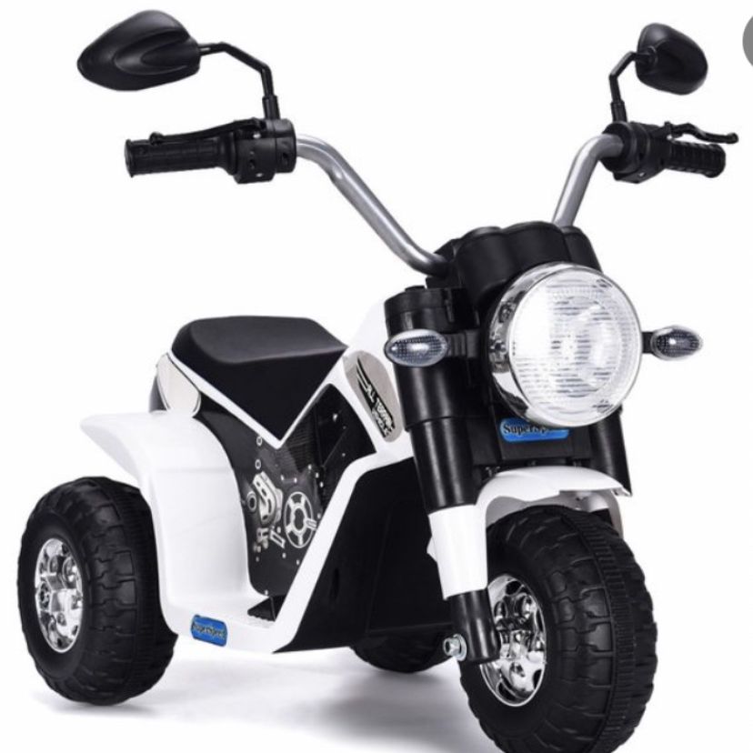 70 6V Kids Ride Motorcycle Toy Battery Powered Electric 3 Wheel Aged 2-8 Children Bicycle Outdoor Ride