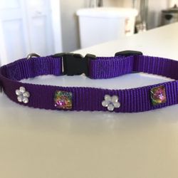 Pet Collar Purple