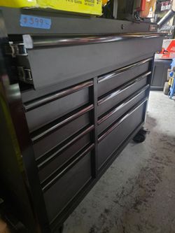 Husky Rolling Tool Chest Cabinet 9 DRAWERS HEAVY DUTY 3000 LBS