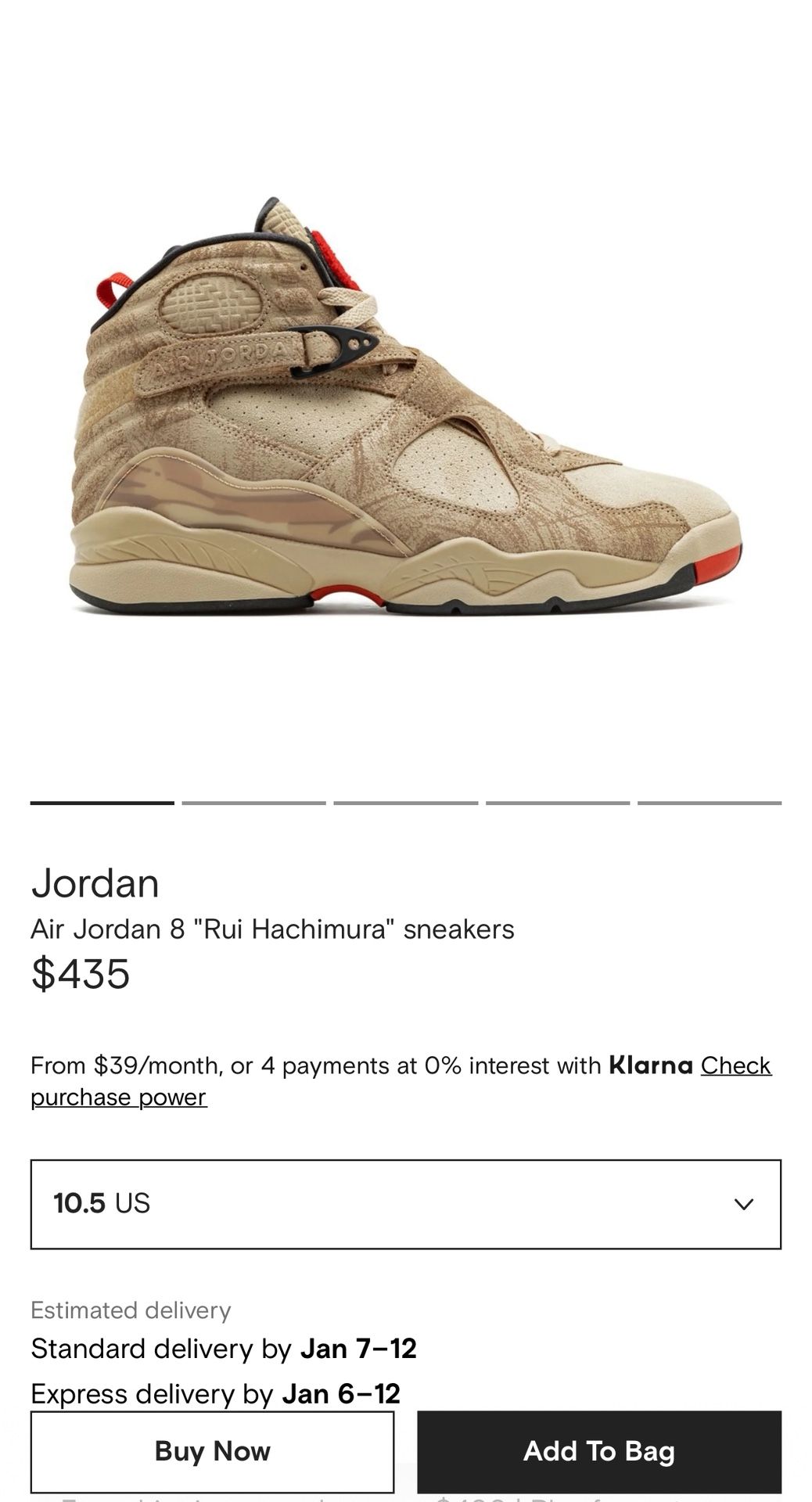 Jordan - Air Jordan 8 "Rui Hachimura"