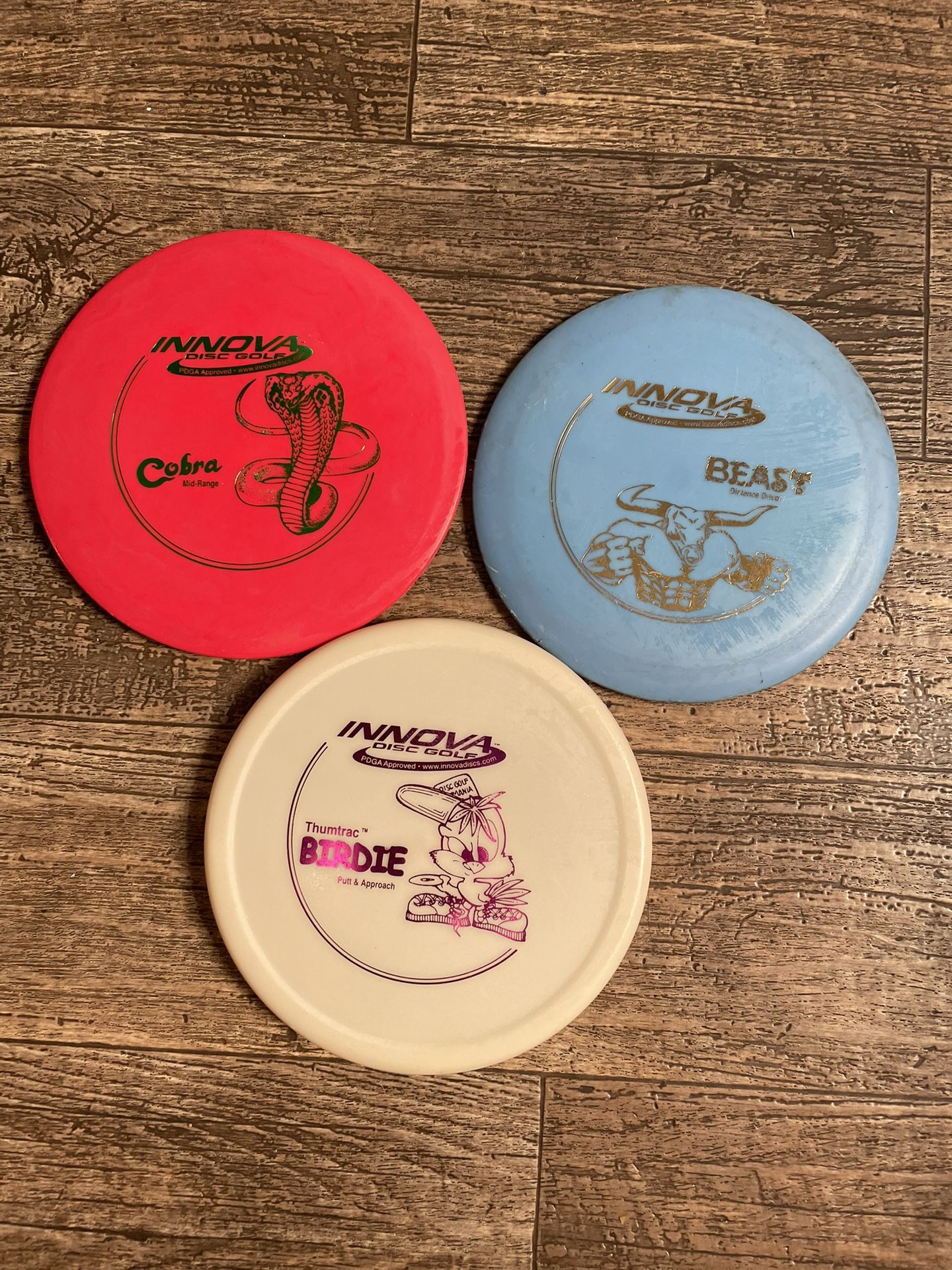 3 Innova Frisbee Golf Discs