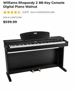 Williams console piano