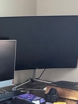Black Widescreen Computer Monitor