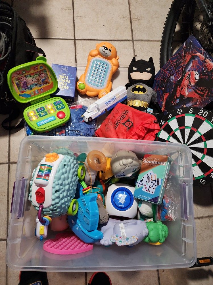 Big Bin of Kids' Toys & Games!