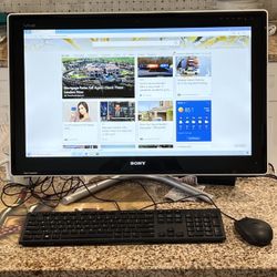  SONY 24”LCD-i5-8gb-1TB-windows 10-wi-fi -mouse-keyboard $ 180