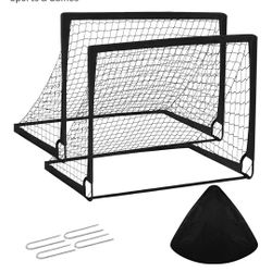Soccer Goal Net 4x3ft ORANGE LINNING