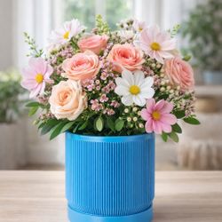 Home Decor Nice Vase With Drip Tray Many Different Colors Available 