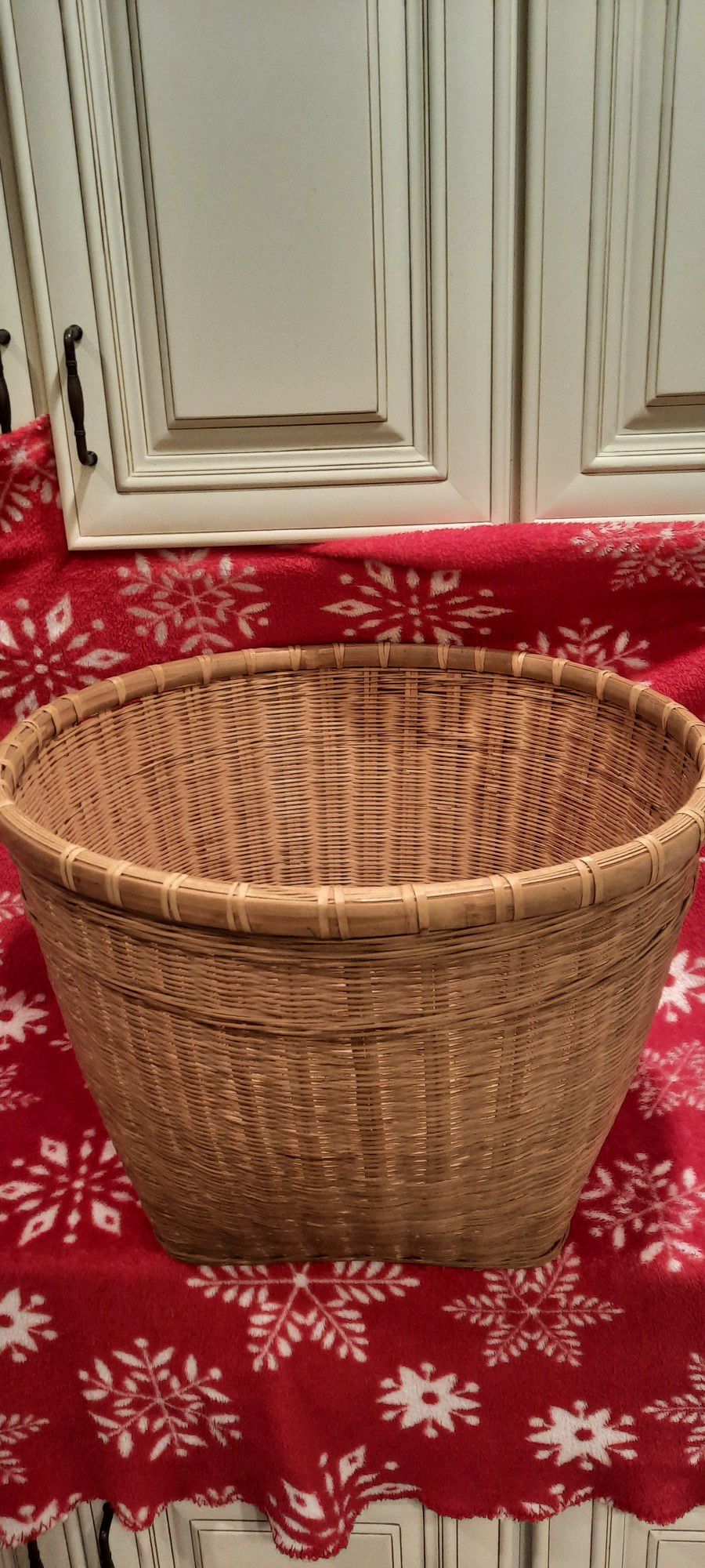 Basket To Hold Blankets, Toys, Etc.