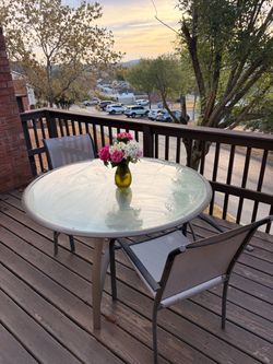 Outdoor Patio Table and Chair Set