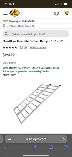 Bi-fold Ramp
