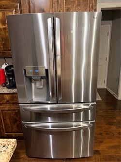 LG French Door Refrigerator Stainless Steel (LRMDS3006S)