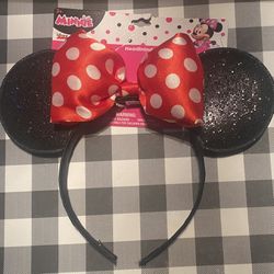 MINNIE MOUSE EARS HEADBAND DISNEY JUNIOR 3+